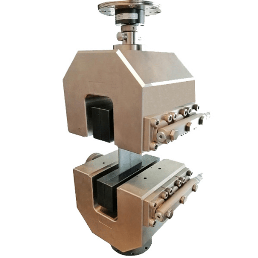 How do geotextile test fixtures work?