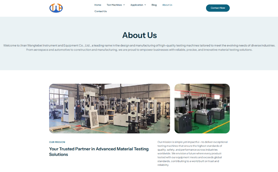 Jinan Wangtebei Instrument and Equipment Co., Ltd.